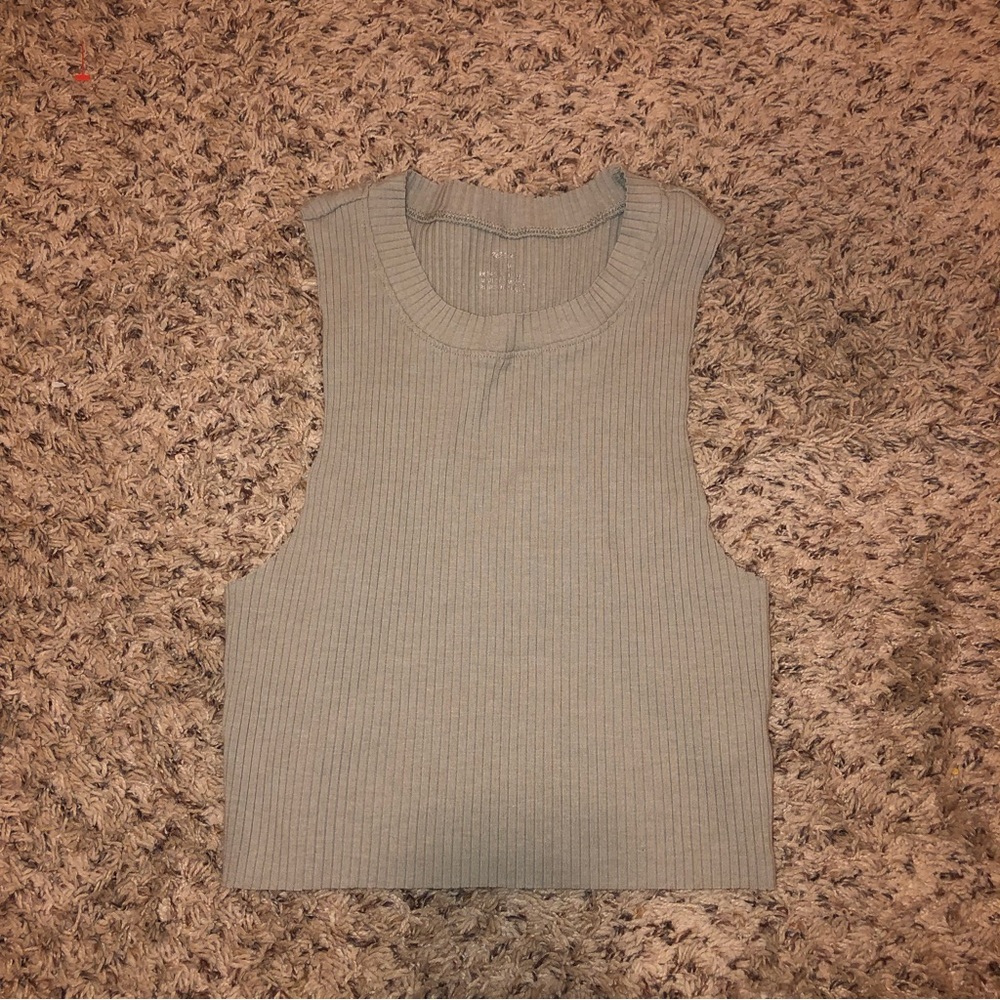 Aerie Ribbed Crop Top Medium NWOT